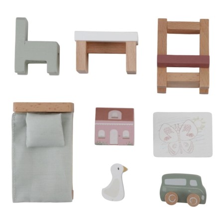 Accesorii pentru casute de papusi din lemn FSC - Extensie mobilier camera copilului - Little Dutch Accesorii pentru casute de papusi din lemn FSC - Extensie mobilier camera copilului - Little Dutch