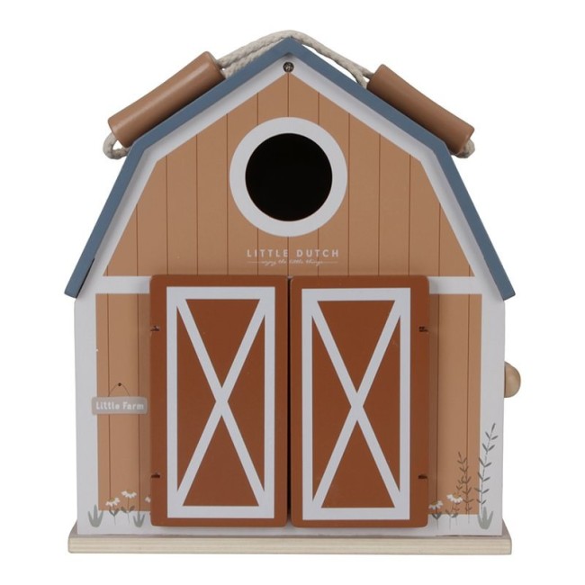 Casuta de papusi portabila din lemn FSC - Hambar Little Farm - Little Dutch Casuta de papusi portabila din lemn FSC - Hambar Little Farm - Little Dutch