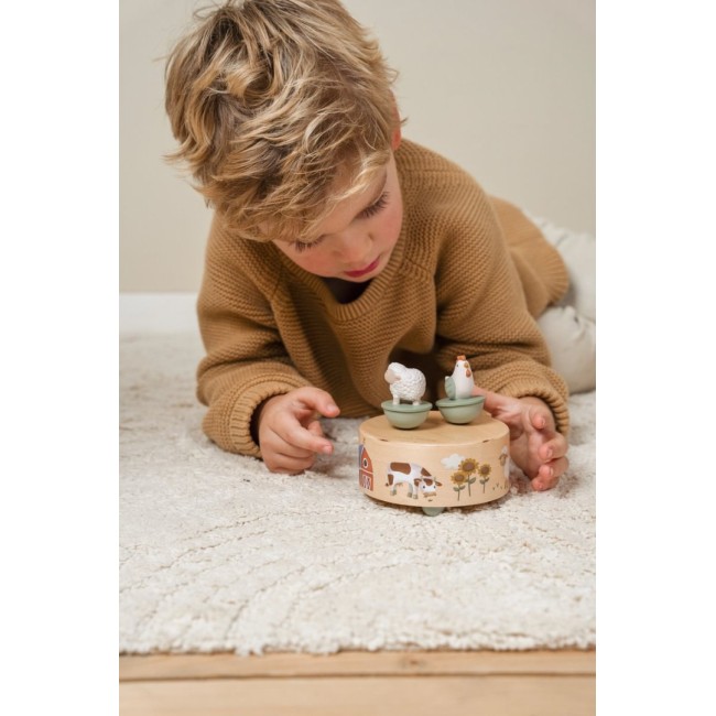 Cutie muzicala din lemn FSC - Little Farm - Little Dutch Cutie muzicala din lemn FSC - Little Farm - Little Dutch