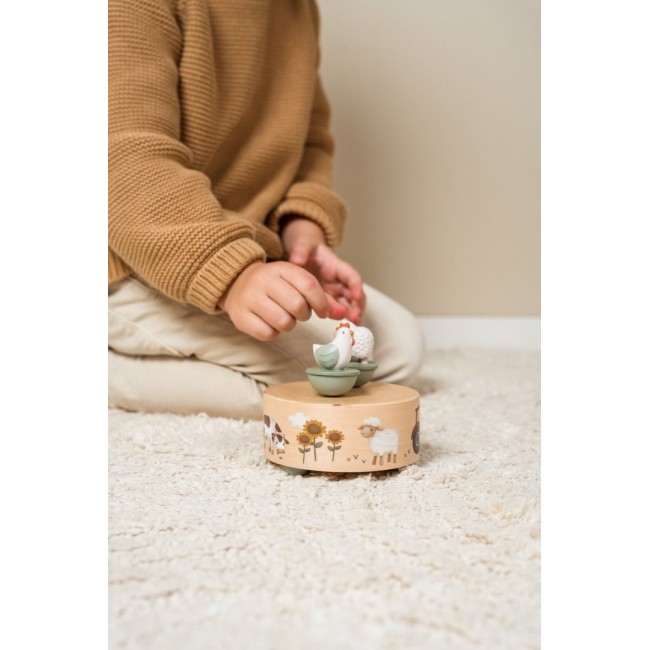 Cutie muzicala din lemn FSC - Little Farm - Little Dutch Cutie muzicala din lemn FSC - Little Farm - Little Dutch