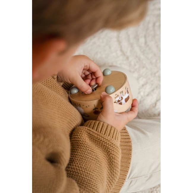 Cutie muzicala din lemn FSC - Little Farm - Little Dutch Cutie muzicala din lemn FSC - Little Farm - Little Dutch