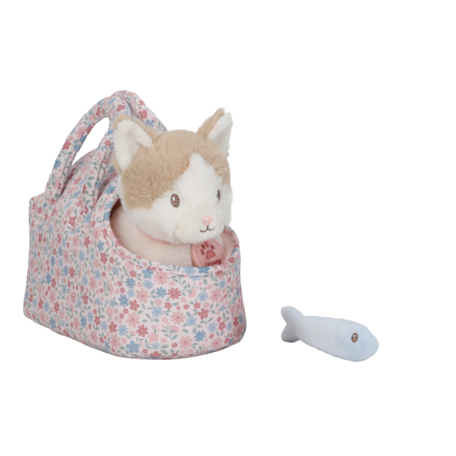 Jucarie de plus certificata GRS - Pisica Marly cu gentuta - Little Dutch