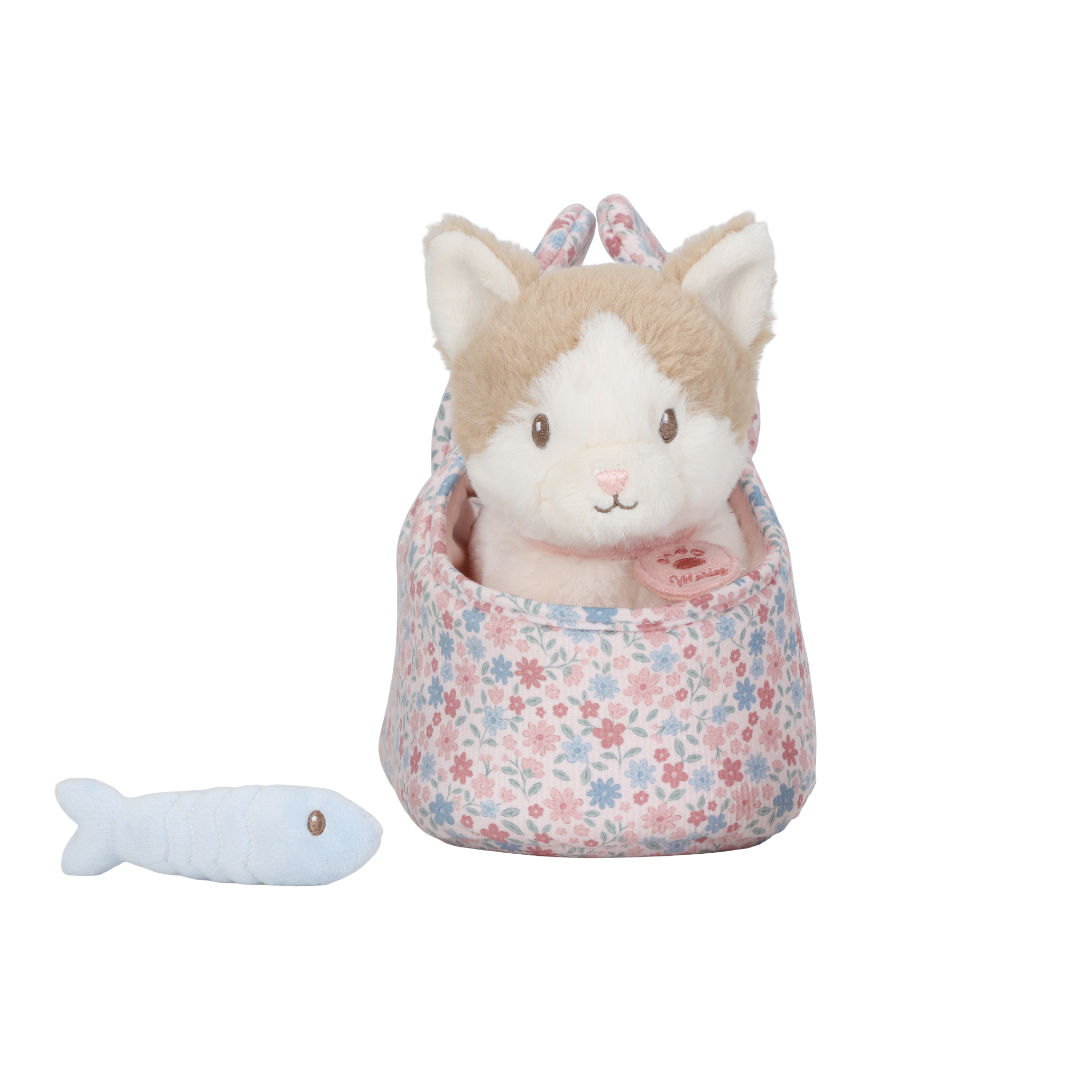 Jucarie de plus certificata GRS - Pisica Marly cu gentuta - Little Dutch