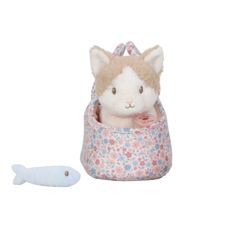 Jucarie de plus certificata GRS - Pisica Marly cu gentuta - Little Dutch