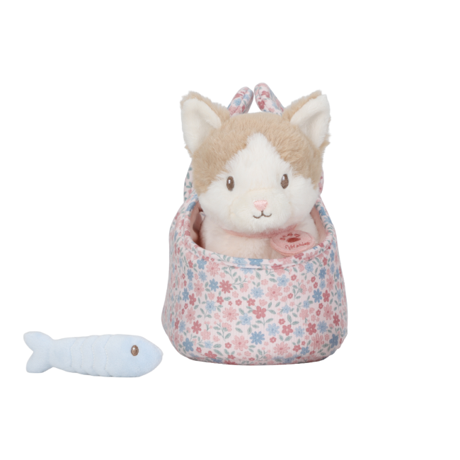 Jucarie de plus certificata GRS - Pisica Marly cu gentuta - Little Dutch