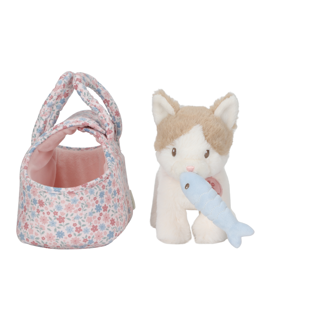 Jucarie de plus certificata GRS - Pisica Marly cu gentuta - Little Dutch