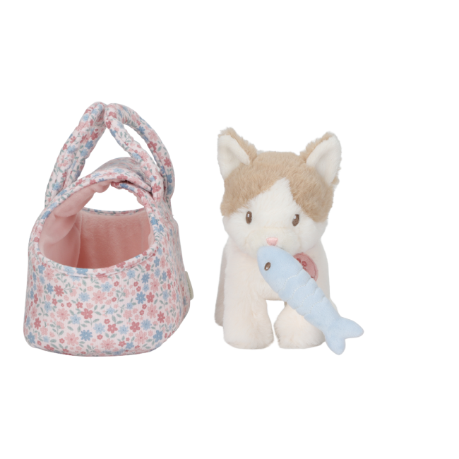 Jucarie de plus certificata GRS - Pisica Marly cu gentuta - Little Dutch