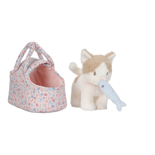 Jucarie de plus certificata GRS - Pisica Marly cu gentuta - Little Dutch