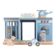 Sectie de politie cu figurine din lemn FSC - Little Dutch