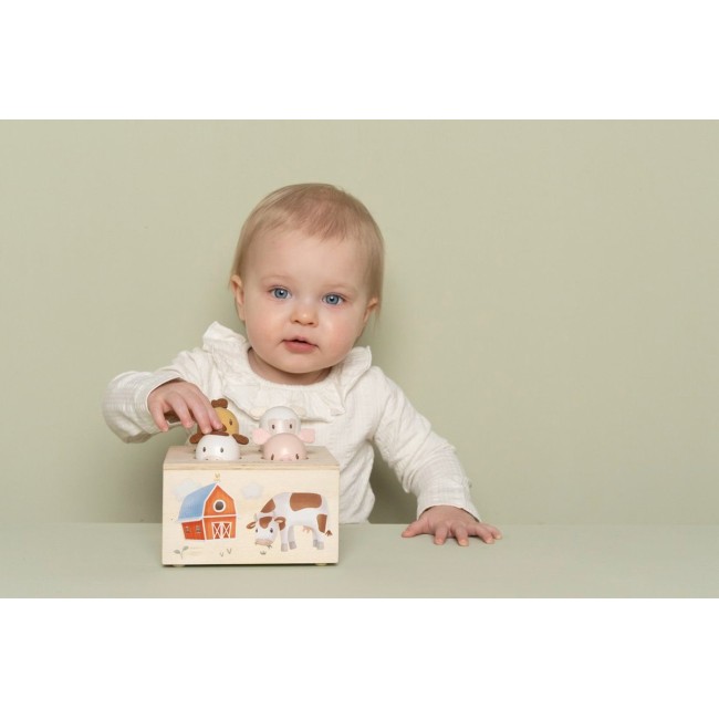 Jucarie din lemn FSC - Pop - up - Little Farm - Little Dutch Jucarie din lemn FSC - Pop - up - Little Farm - Little Dutch
