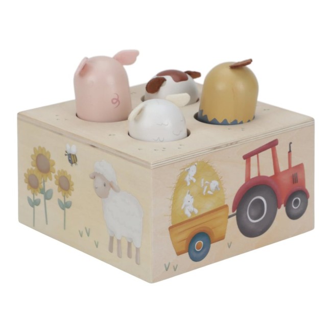 Jucarie din lemn FSC - Pop - up - Little Farm - Little Dutch Jucarie din lemn FSC - Pop - up - Little Farm - Little Dutch