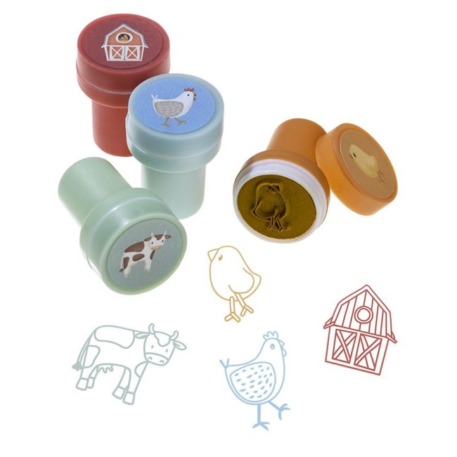 Stampile cu tus pentru copii - Little Farm - Little Dutch Stampile cu tus pentru copii - Little Farm - Little Dutch