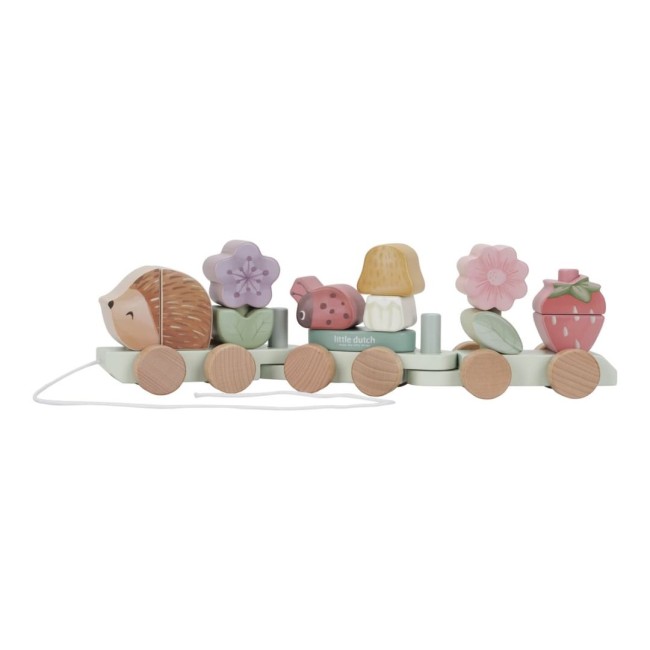 Trenulet pentru stivuire din lemn FSC - Arici - Fairy Garden - Little Dutch Trenulet pentru stivuire din lemn FSC - Arici - Fairy Garden - Little Dutch