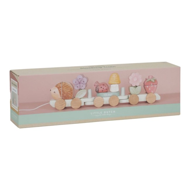 Trenulet pentru stivuire din lemn FSC - Arici - Fairy Garden - Little Dutch Trenulet pentru stivuire din lemn FSC - Arici - Fairy Garden - Little Dutch