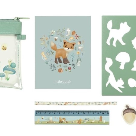 Trusa cu accesorii pentru activitati creative - Forest Friends - Little Dutch
