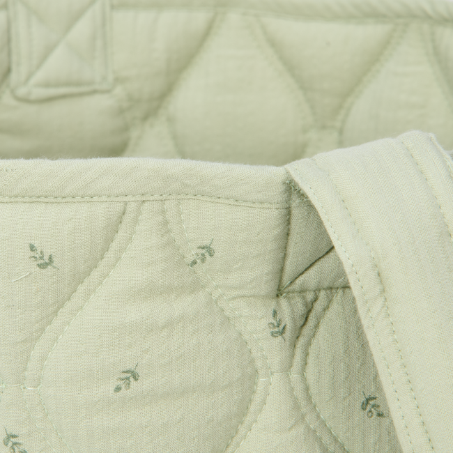 Organizator din bumbac organic pentru patut - Pure Sage - Little Dutch