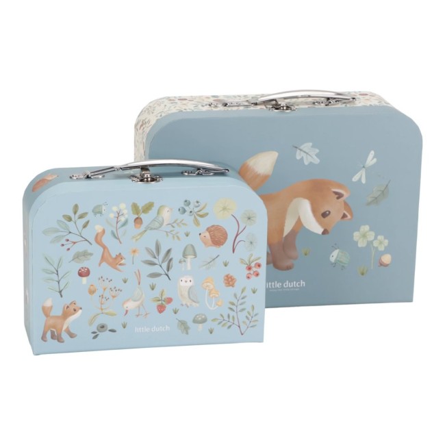 Valiza decorativa - set 2 bucati - Forest Friends - Little Dutch Valiza decorativa - set 2 bucati - Forest Friends - Little Dutch