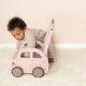 Premergator din lemn - Minivan Pink - Little Dutch