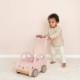 Premergator din lemn - Minivan Pink - Little Dutch