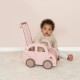 Premergator din lemn - Minivan Pink - Little Dutch