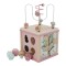 Jucarie Cub cu Activitati din lemn FSC - Pink - Fairy Garden - Little Dutch