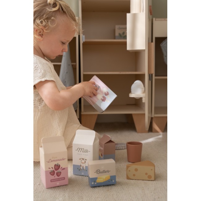 Frigider din lemn FSC pentru copii - Essentials - Little Dutch