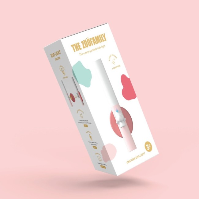 Lanterna pentru copii cu suport magnetic - Unicorn - The Zoofamily