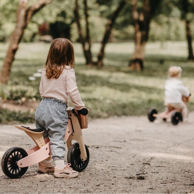 Tricicleta Tiny Tot Plus Kinderfeets din Lemn pentru Copii