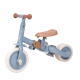 Tricicleta 4 in 1 cu bara de impingere - Blue - Little Dutch