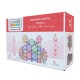 Set de constructie magnetic - Geo Pack Pastel - 45 piese - Cleverclixx