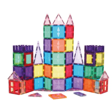 Set de constructie magnetic - Inventive Pack Intense, 110 piese - Cleverclixx Set de constructie magnetic - Inventive Pack Intense, 110 piese - Cleverclixx