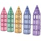 Set de constructie magnetic - Mega Creative Pack Pastel - 210 piese - Cleverclixx