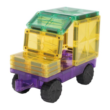 Set de constructie magnetic - Wheels Pack Intense - 25 piese - Cleverclixx Set de constructie magnetic - Wheels Pack Intense - 25 piese - Cleverclixx