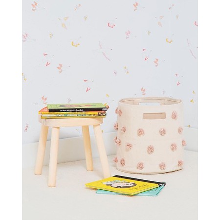 Cos de depozitare - Pom Pom - 33 x 30,5 cm - 100% bumbac natural - Pehr