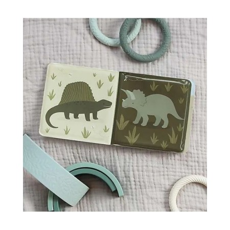 Carte de baie - Dinozauri - A Little Lovely Company  Carte de baie - Dinozauri - A Little Lovely Company