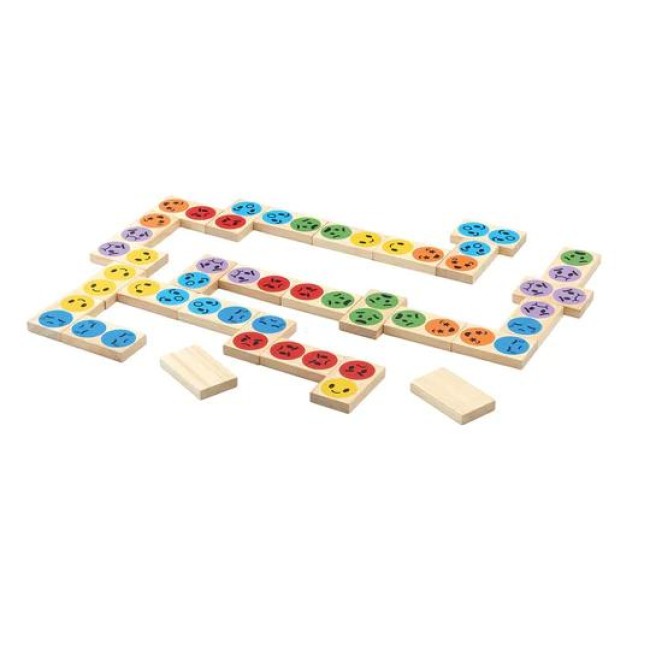 Domino din lemn - Expresii ale emotiilor - PlanToys