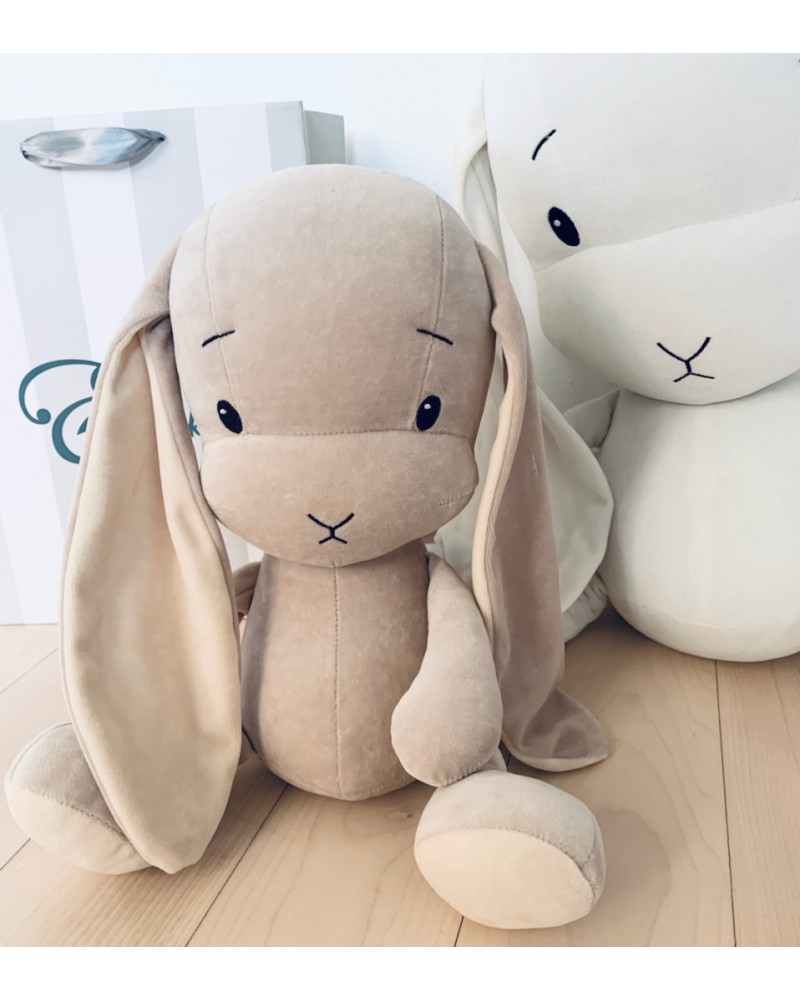 Iepuras din plus - crem cu urechi crem deschis - 20 cm- Effiki