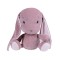 Iepuras din plus - roz inchis cu urechi roz - 20 cm - Effiki