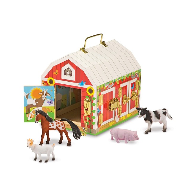 Ferma de animale cu zavoare si incuietori - Melissa&Doug