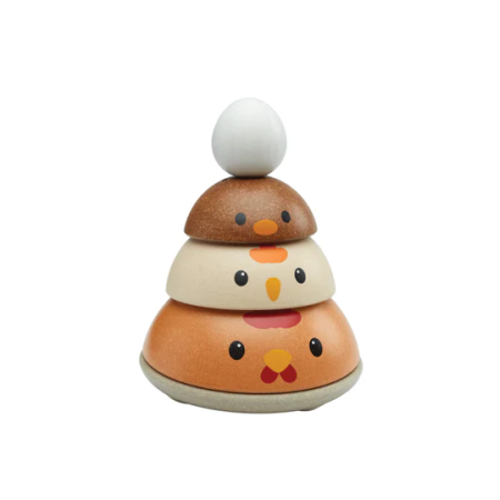 Jucarie din lemn - Chicken Nesting - Plan Toys Jucarie din lemn - Chicken Nesting - Plan Toys