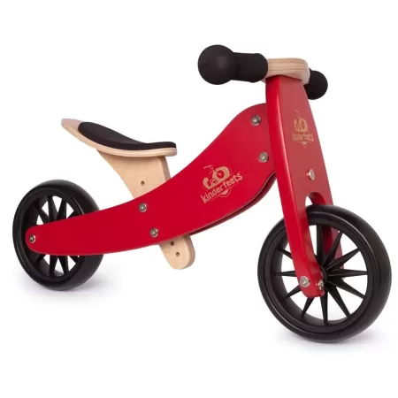 Tricicleta de echilibru 2 in 1 - Tiny Tot Cherry Red - Kinderfeets Tricicleta de echilibru 2 in 1 - Tiny Tot Cherry Red - Kinderfeets