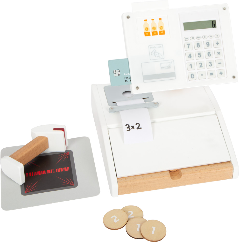 Casa de marcat din lemn cu multiple accesorii - Small Foot 