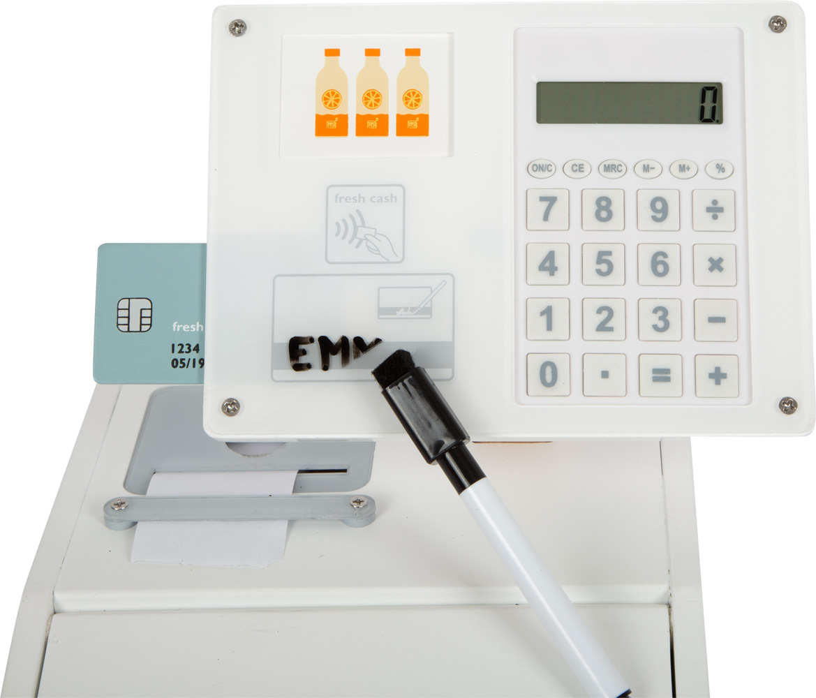 Casa de marcat din lemn cu multiple accesorii - Small Foot 