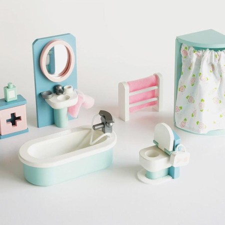 Mobilier pentru casuta din lemn - Bathroom - Le Toy Van Mobilier pentru casuta din lemn - Bathroom - Le Toy Van