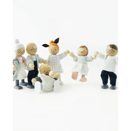 Papusi din lemn - Dolly Family - Le Toy Van Papusi din lemn - Dolly Family - Le Toy Van
