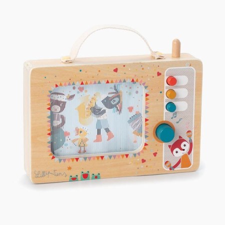 Jucarie din lemn - Radio pentru copii - Lilliputiens Jucarie din lemn - Radio pentru copii - Lilliputiens