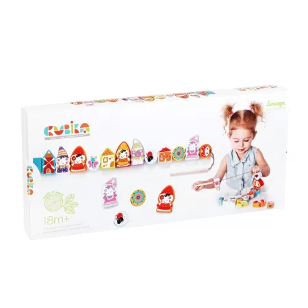 Jucarie din lemn de insiruire - Cubika