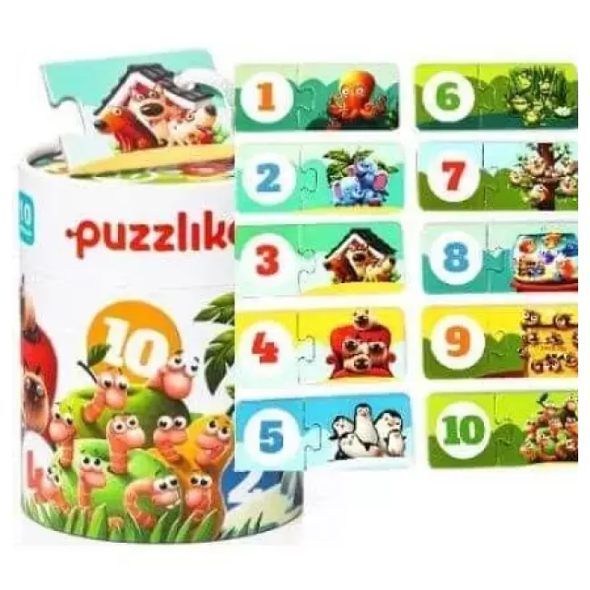 Puzzle pentru copii - Sa ne numaram prietenii - Cubika