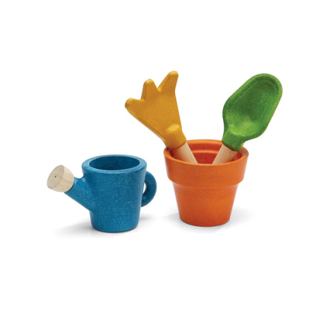 Set de gradinarit din lemn - Plan Toys Set de gradinarit din lemn - Plan Toys