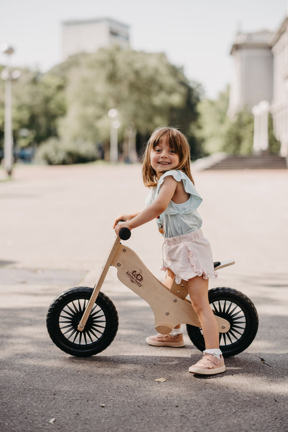 Bicicleta de echilibru - Classic Natural - Kinderfeets